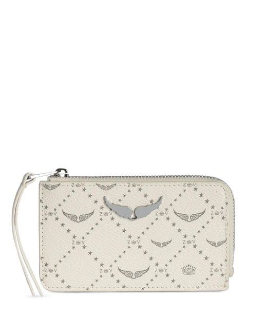 Zadig & Voltaire Natural Monogram Card Holder