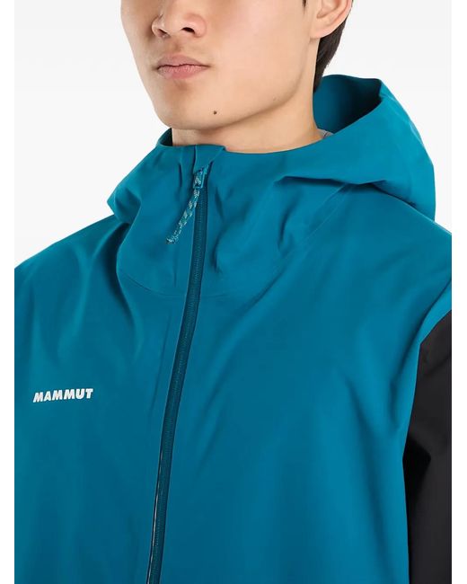 Mammut Blue Linard Guide Hs Hooded Jacket for men