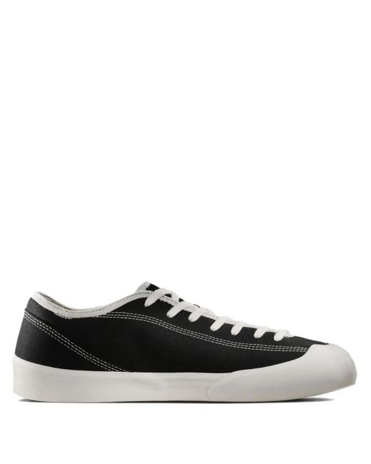 Village PM Black 1.30Pm Topstitched Sneakers