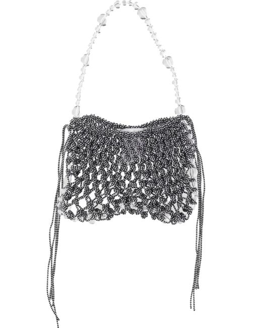Niccolò Pasqualetti White Woven Shoulder Bag