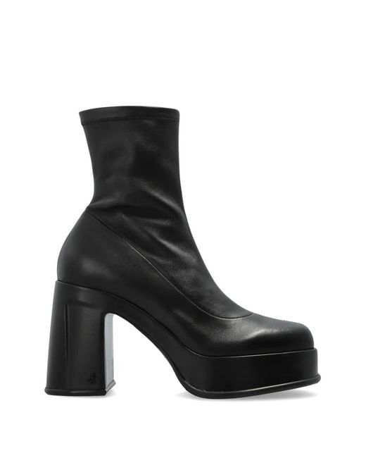 Jimmy Choo Black Bottines Hadi Ab En Cuir