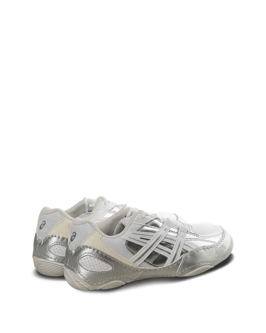 Asics White Hypersync Round-Toe Sneakers
