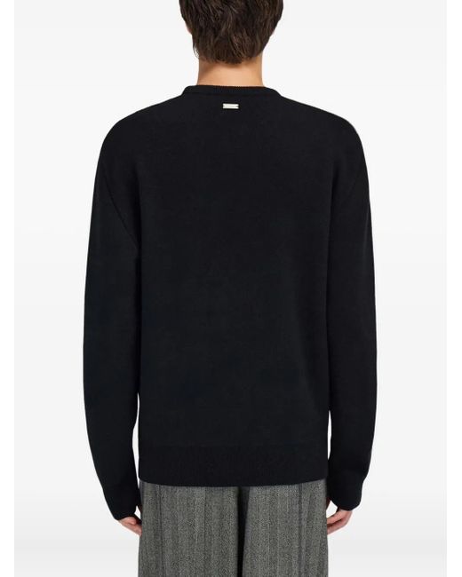 Ferragamo Pullover Mit Rundhalsausschnitt in Gray für Herren