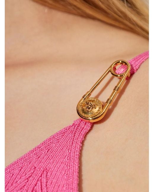 Versace Pink Sleeveless Tops