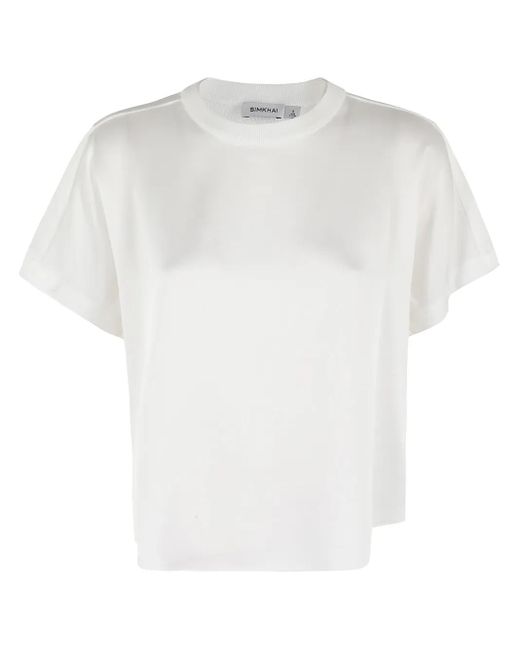 Jonathan Simkhai White Addy T-Shirt