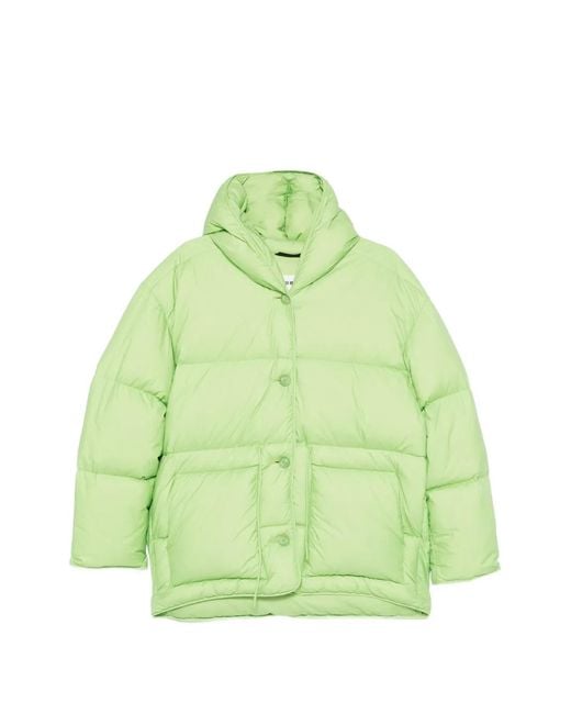Ienki Ienki Green Hooded Puffer Jacket