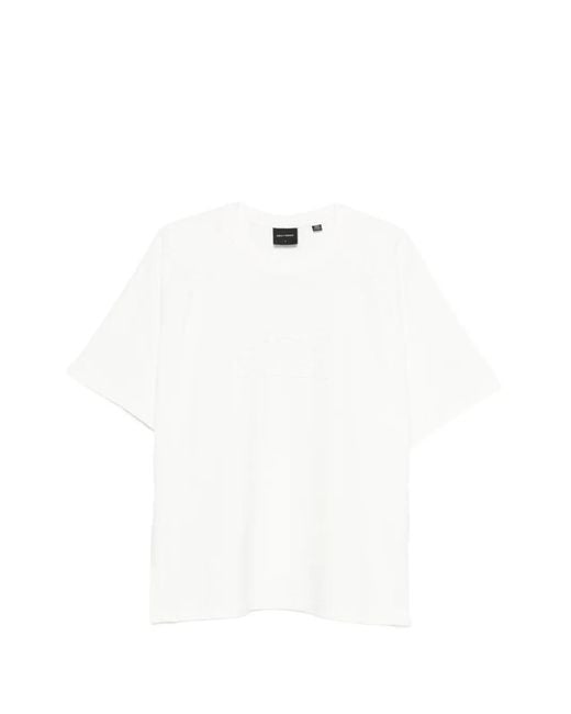 Daily Paper White Logo-Embossed T-Shirt for men