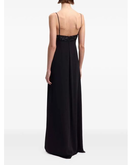 16Arlington Black Agata Maxi Dress