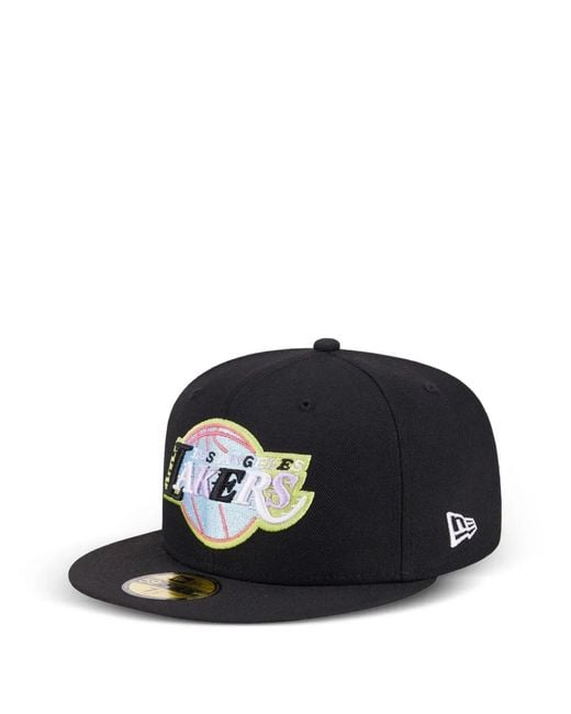 KTZ Black 59Fifty Los Angeles Lakers Cap