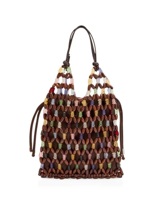 Staud Brown Karla Shoulder Bag