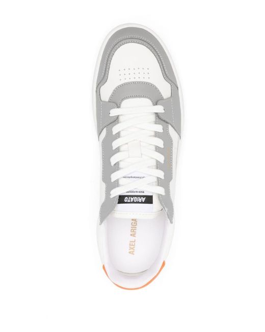 Axel Arigato White Dice Lo Leather Sneakers for men