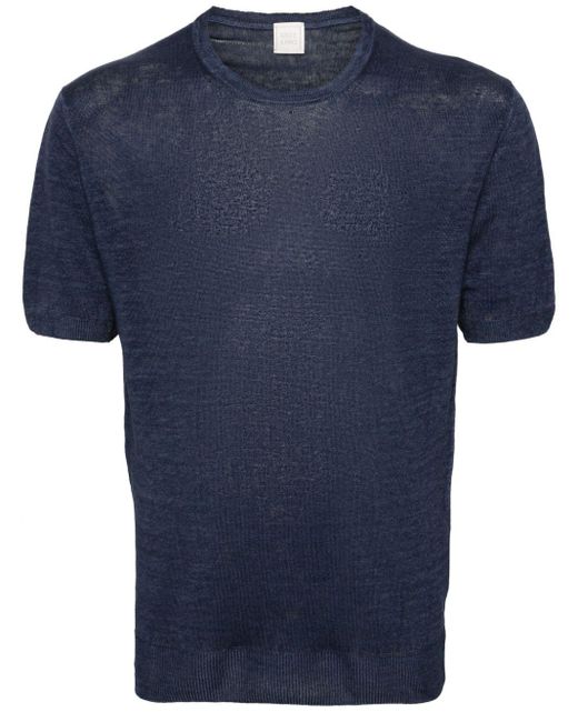 T-shirt léger en lin 120% Lino pour homme en coloris Blue