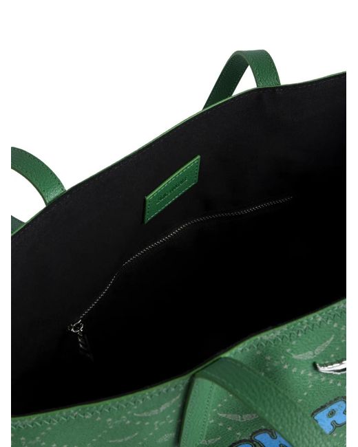 Zadig & Voltaire Green Z Shopper Monogram Tag Bag