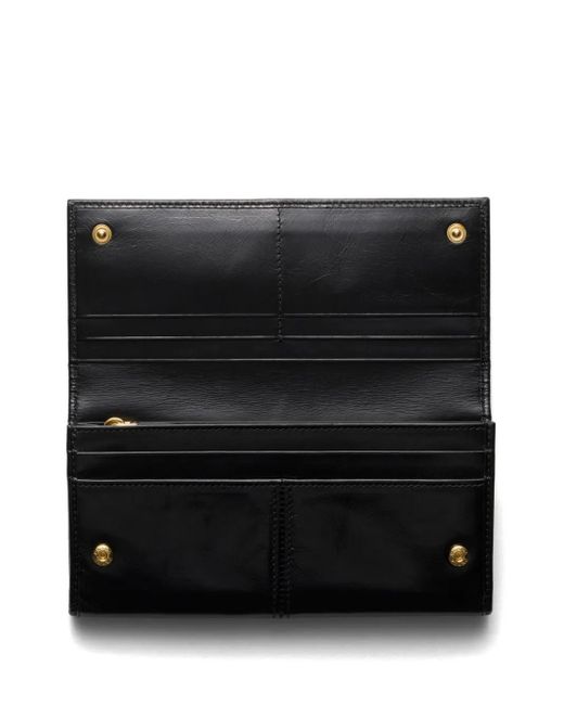 Prada Black Large Leather Wallet