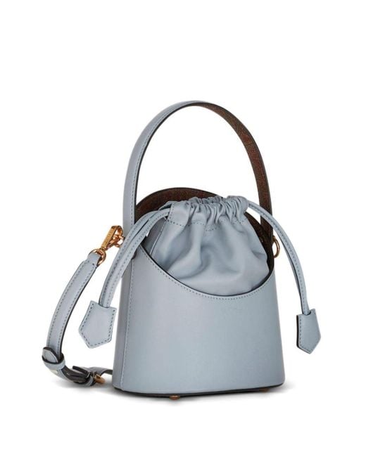 Etro Blue Saturno Leather Mini Bag