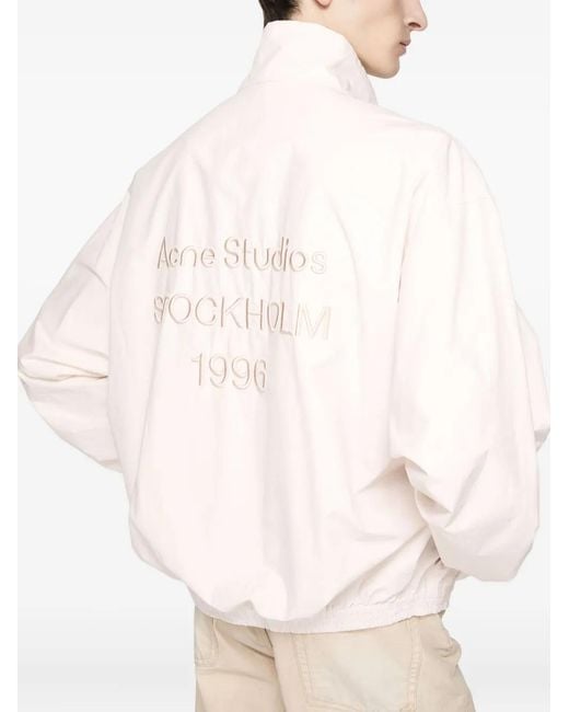 Acne Natural Puff-Sleeve Zip-Up Jacket for men