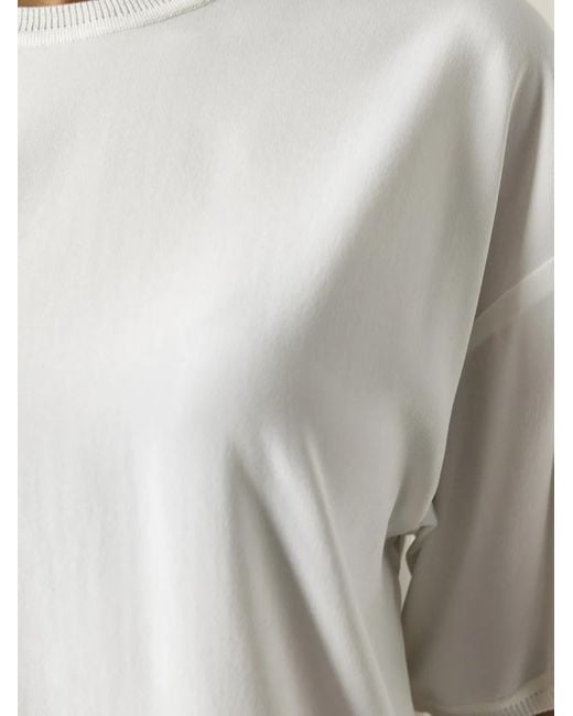 P.A.R.O.S.H. ラウンドネック カットソー White