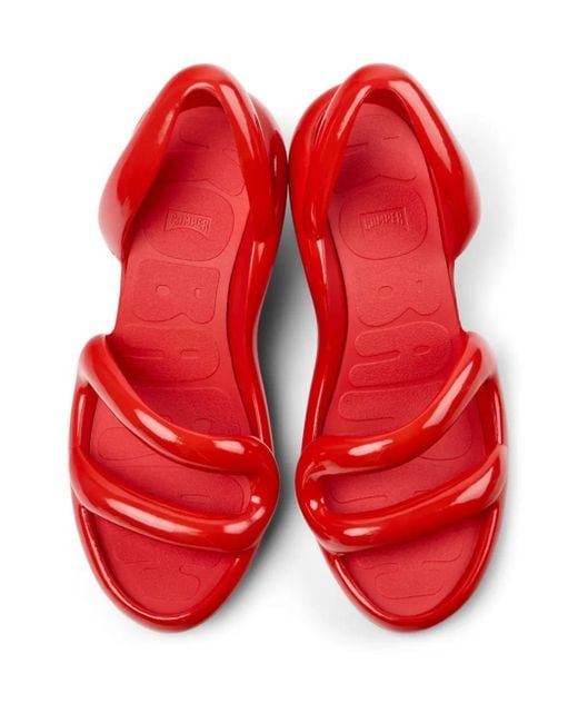 Camper Red Kobarah Sandals