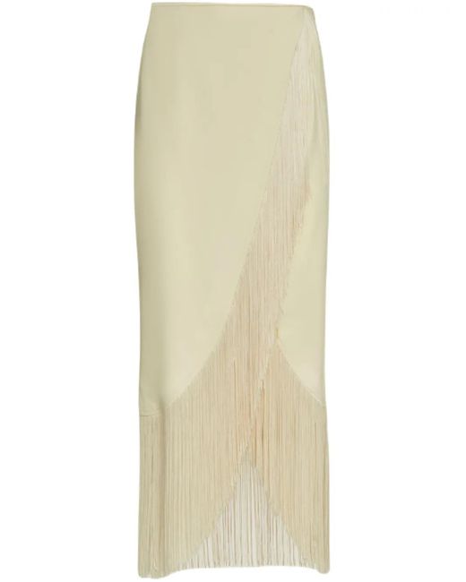 ‎Taller Marmo Natural El Pareo Midi Skirt