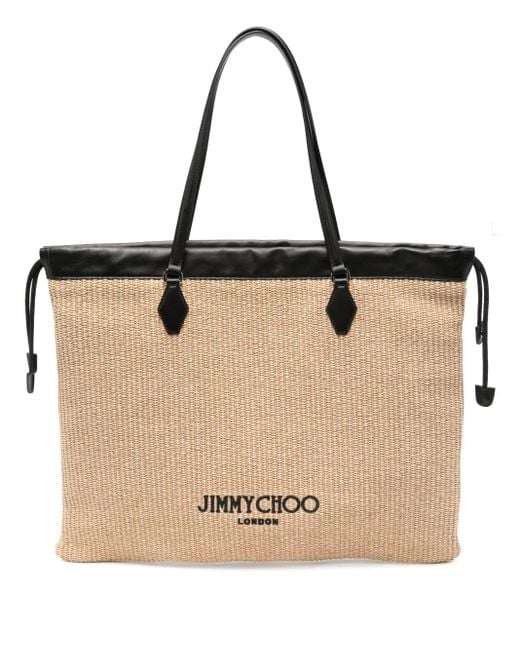 Jimmy Choo ドローストリング ハンドバッグ Natural