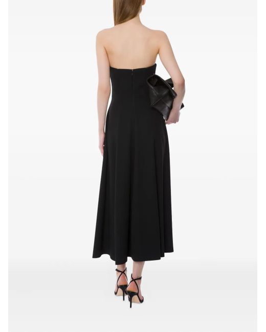 Alberta Ferretti Black Midi Dresses