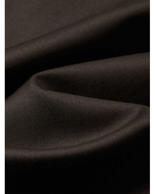 Shanghai Tang Black Stand Up-collar Wool Blazer for men