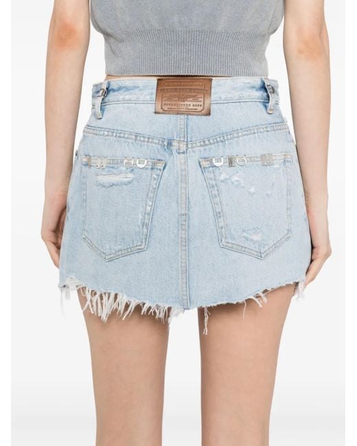 Short À Design Superposé Alexander Wang en coloris Blue
