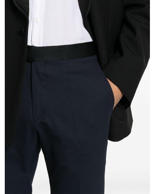 Pantalon à coupe droite Karl Lagerfeld pour homme en coloris Blue
