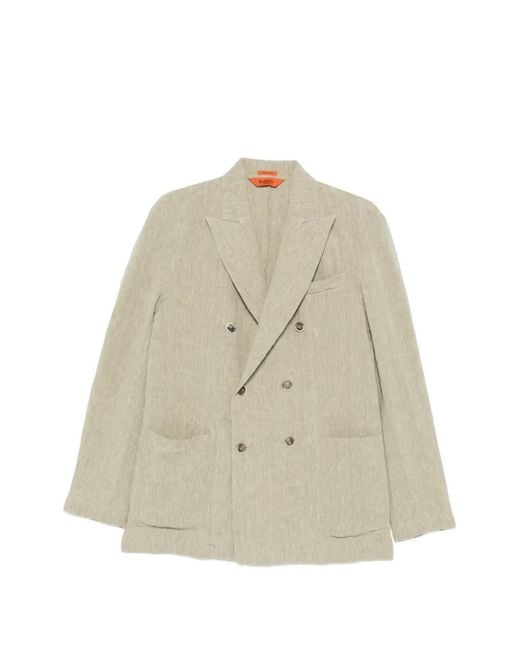 Barena Natural Double-Breasted Blazer for men