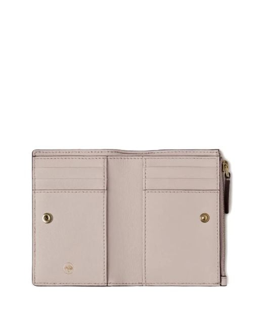 Mulberry Natural Continental Zipped Wallet