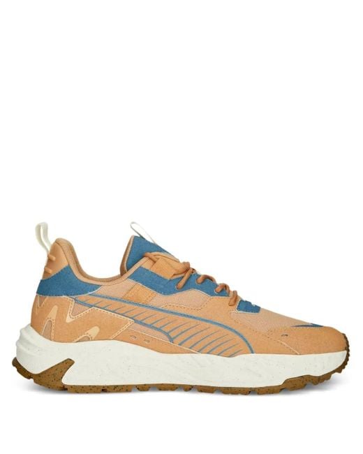 PUMA Blue Rs-Trck Earth Suede Sneakers for men