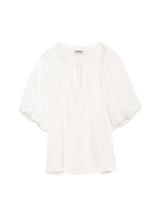 Zadig & Voltaire White Teko Blouse
