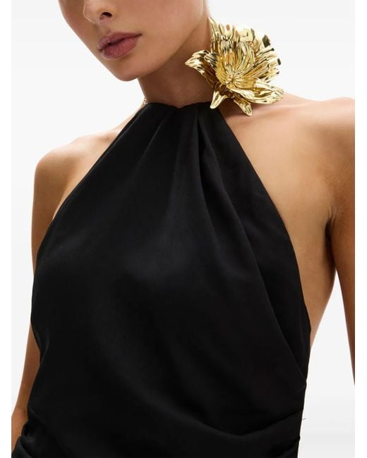 Rachel Gilbert Black Raye Gown