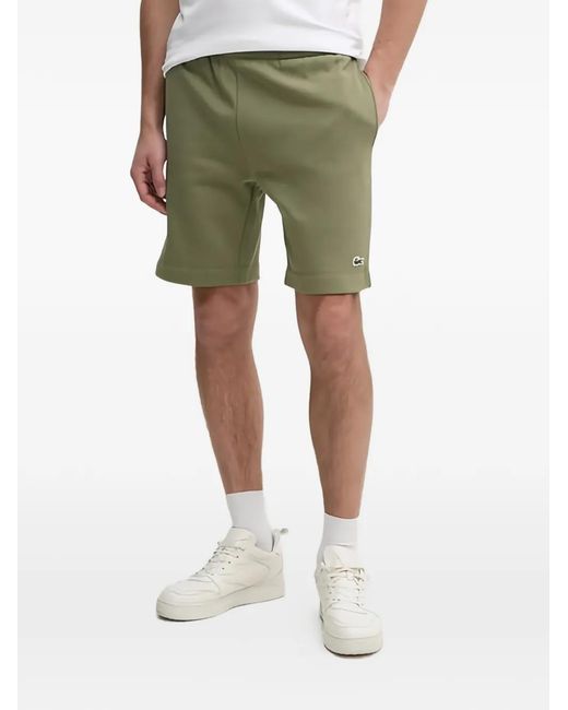 Lacoste Green Logo Shorts for men