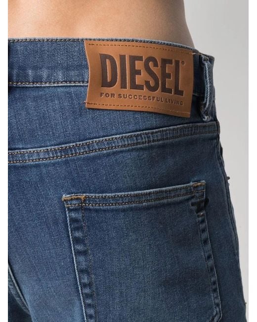 DIESEL Blue Slim-Cut D-Strukt Jeans for men