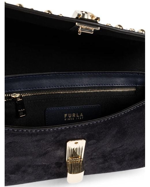 Furla Black Shoulder Bag Iride S