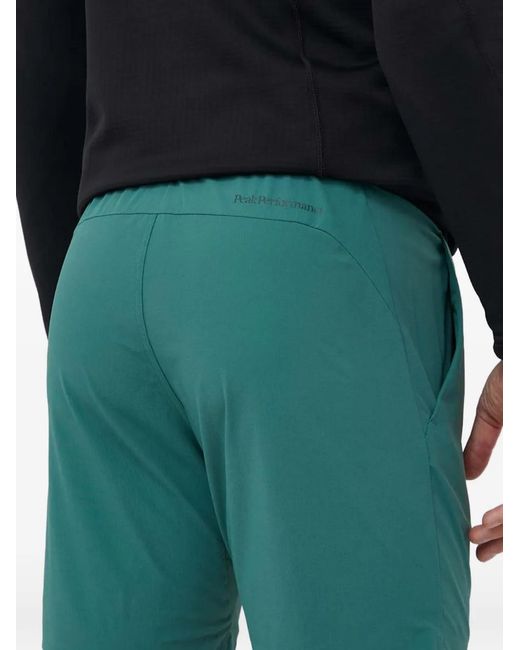 Peak Performance Green Belted Shorts for men