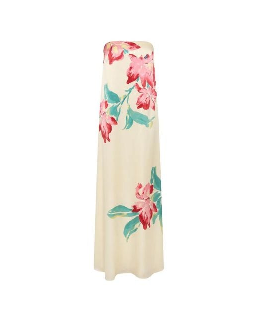 Rebecca Vallance White Sunblush Bloom Maxi Dress