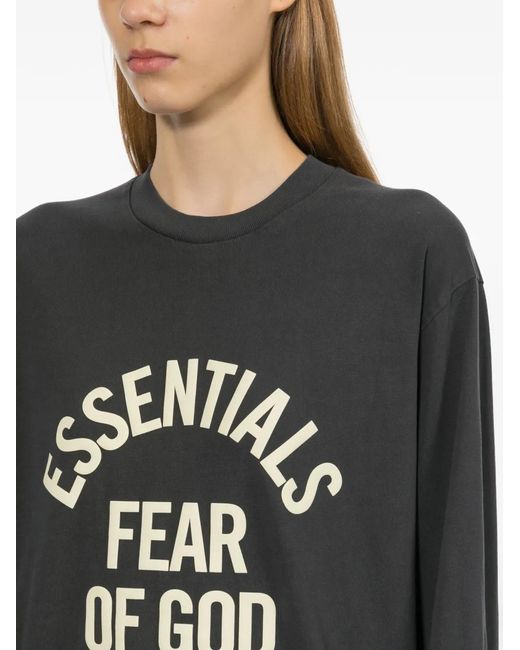Essentials Black Campus T-Shirt