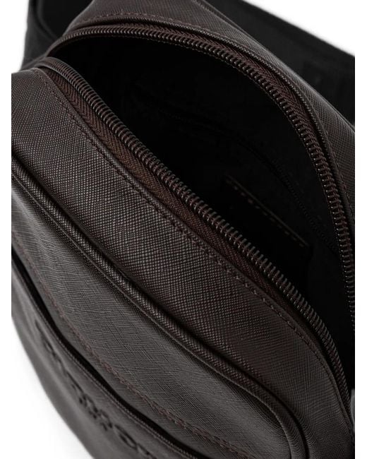 Borsa Messenger Con Zip di Blauer in Black da Uomo