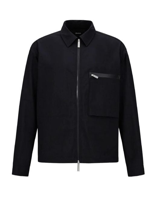 Herno Black Veste À Fermeture Zippée for men