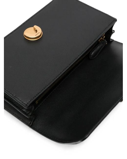 Pinko Black Mini Love One Birds Shoulder Bag