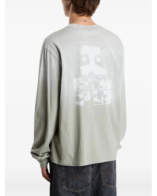 M I S B H V Gray 7:30 Pm Lakefront Long-Sleeve T-Shirt