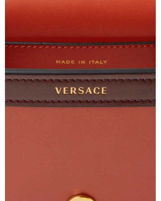 Versace Red Emblème Nappa Mini Bag