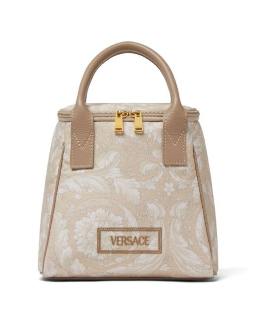 Versace Natural Barocco Athena Tote Bag