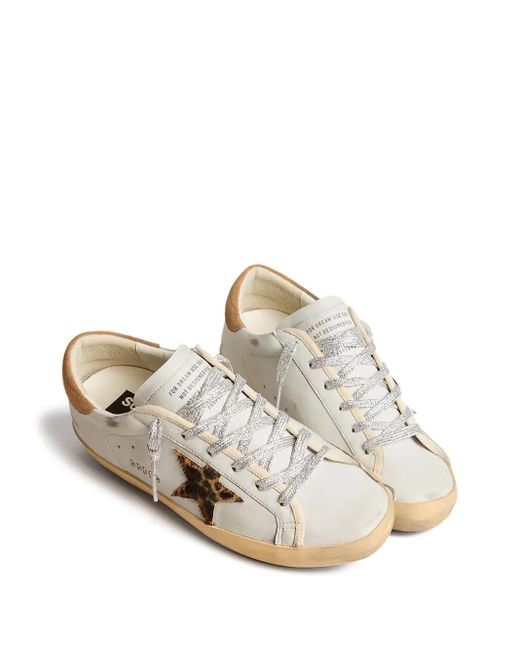 Golden Goose Deluxe Brand White Super-Star Sneakers