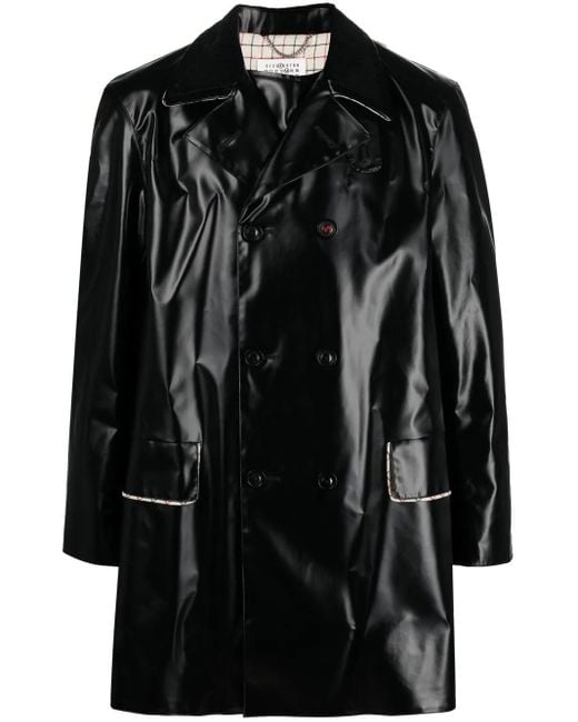 Maison Margiela Black Double-breasted Coat