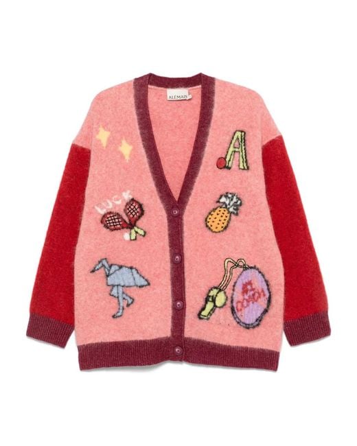 Cardigan Court ALÉMAIS en coloris Red