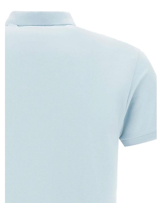 Colmar Blue Logo-Patch Piqué Polo Shirt for men