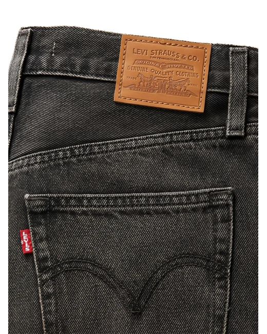 Jean À Coupe Ample Levi's en coloris Gray